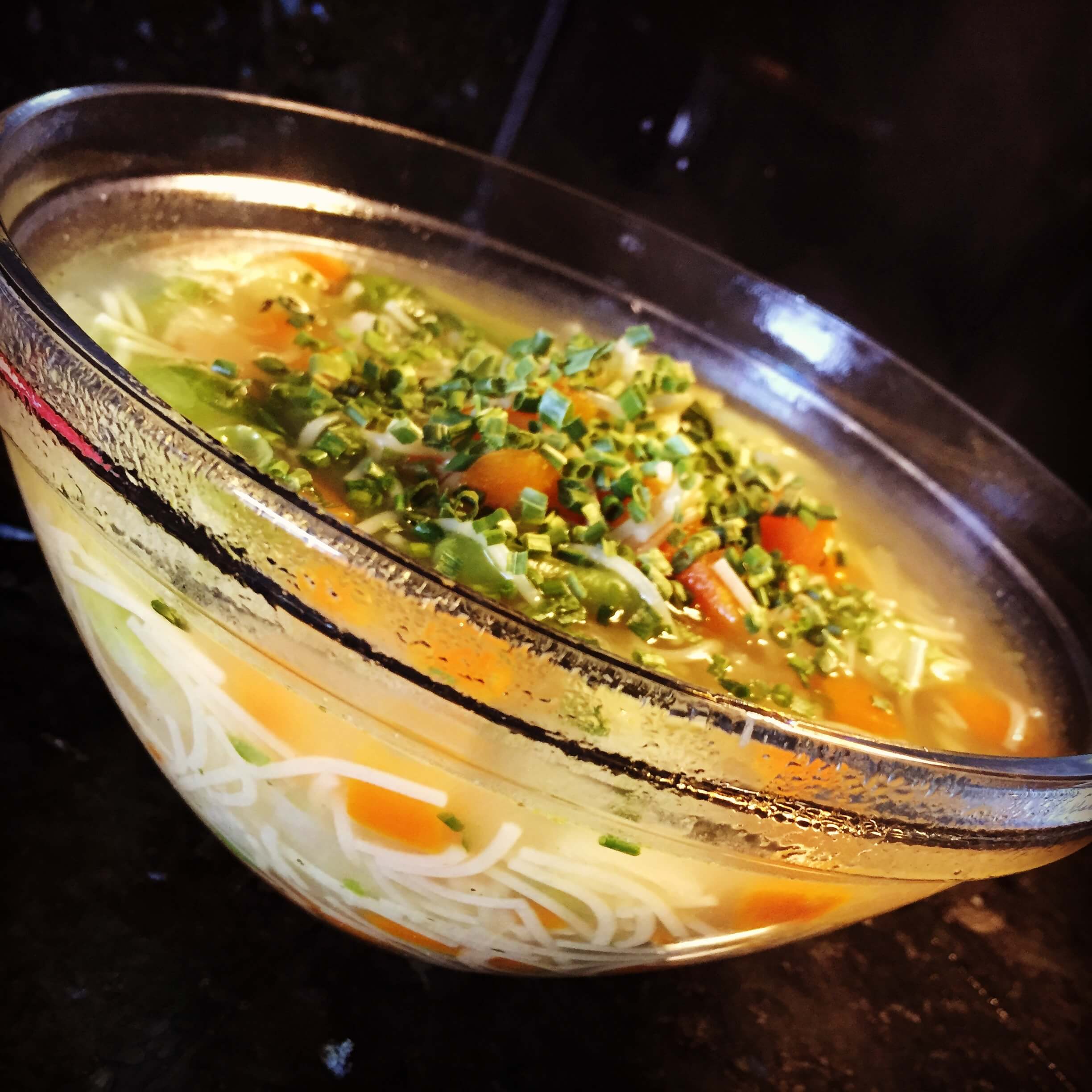 Spicy Asia-Nudelsuppe - die etwas andere Nudelsuppe