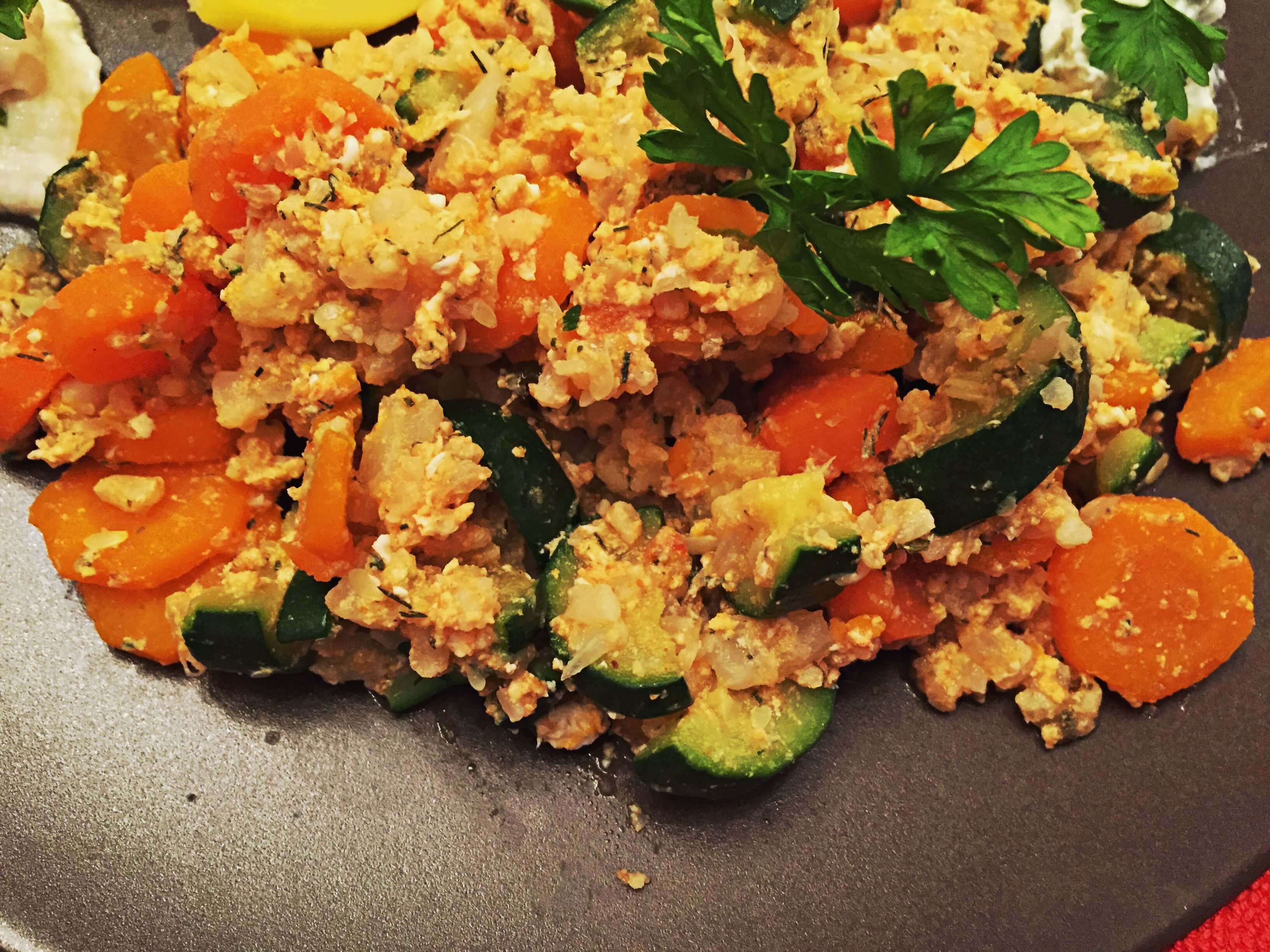 Veganes Gemüse-Rührei - Ein Klassiker neu interpretiert