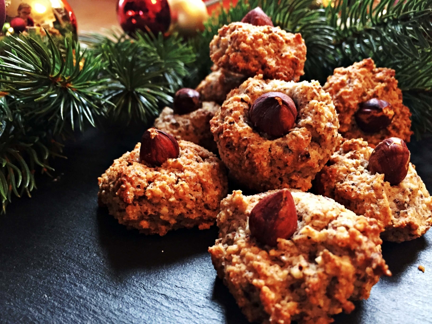 Low Carb Nussmakronen - zuckerfreie Plätzchen mit Crunch